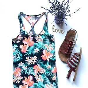 Victoria’s Secret PINK Hawaiian Floral Tank Size XS